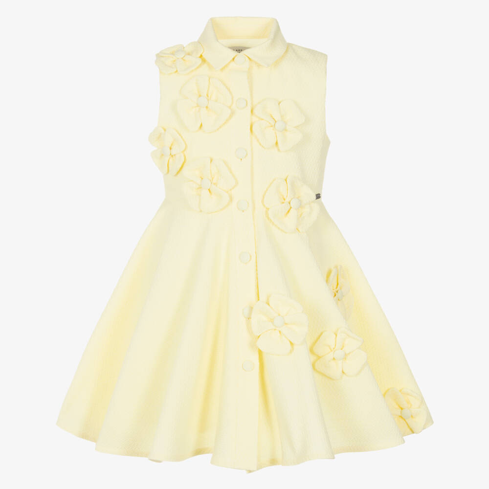 Jessie and James London-Girls Sunshine Blooms Jacquard Dress | Childrensalon Outlet