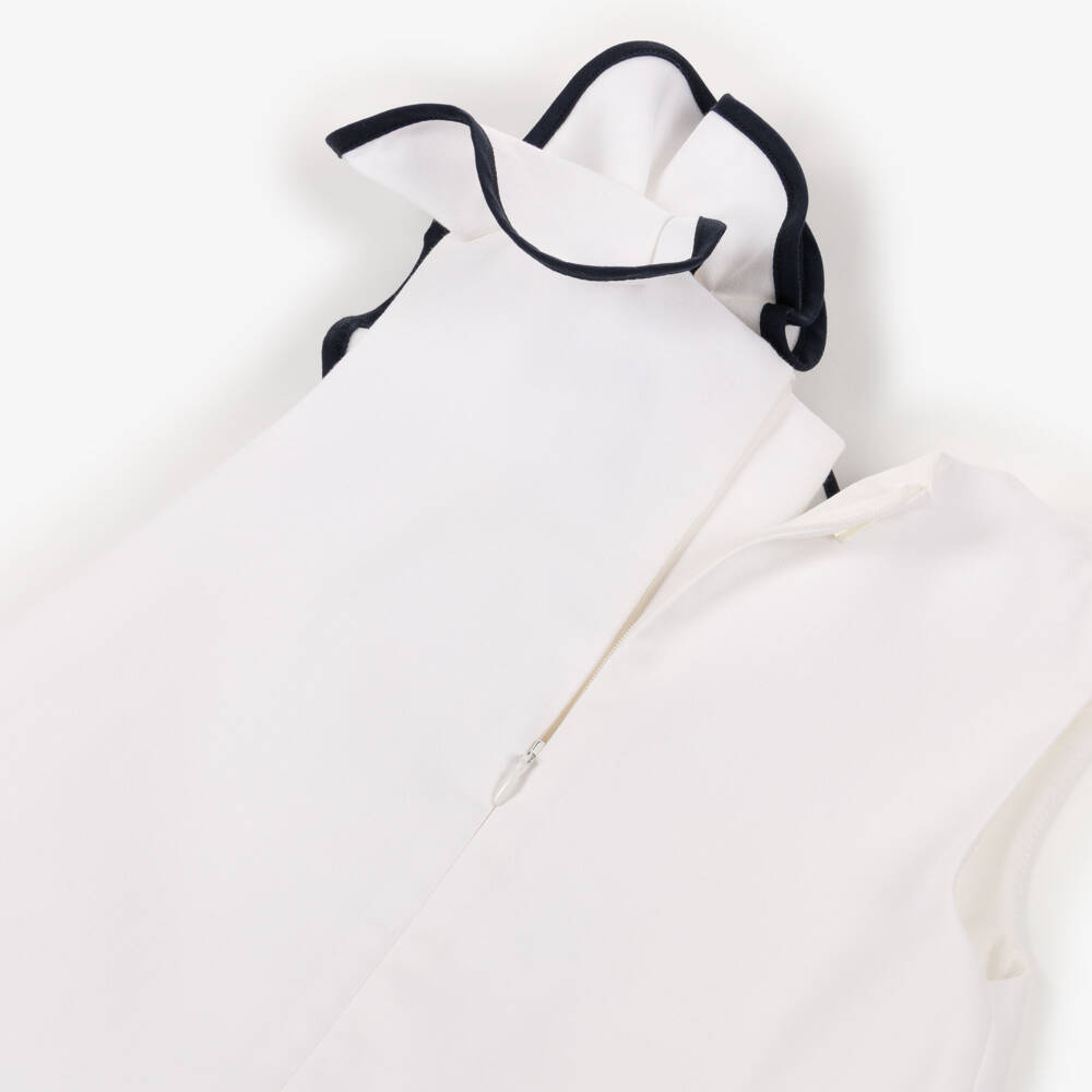 Jessie and James London-Girls White Ruffle Dress | Childrensalon Outlet