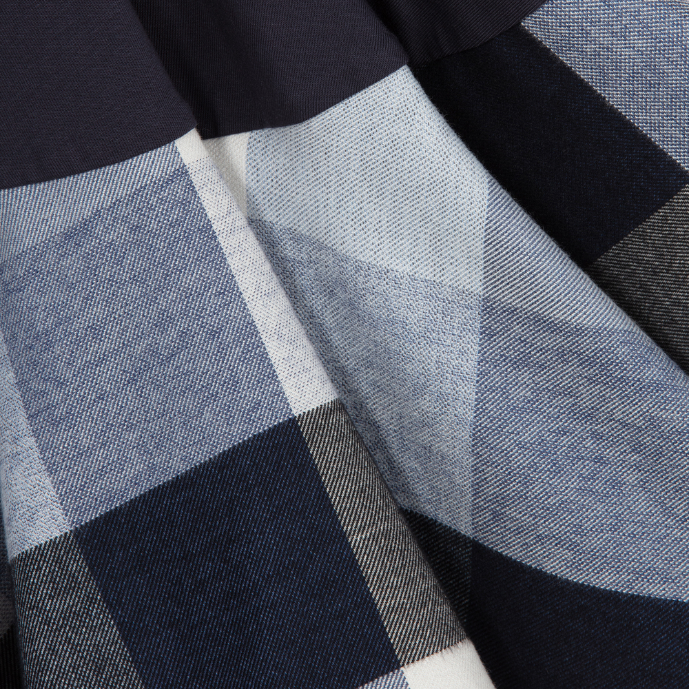 Jessie and James London-Navy Blue Checked Dress | Childrensalon Outlet