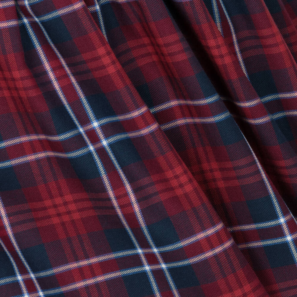 Jessie and James London-Navy Blue & Tartan Dress | Childrensalon Outlet