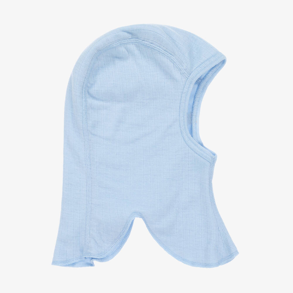 Joha-Blue Merino Wool Balaclava | Childrensalon Outlet