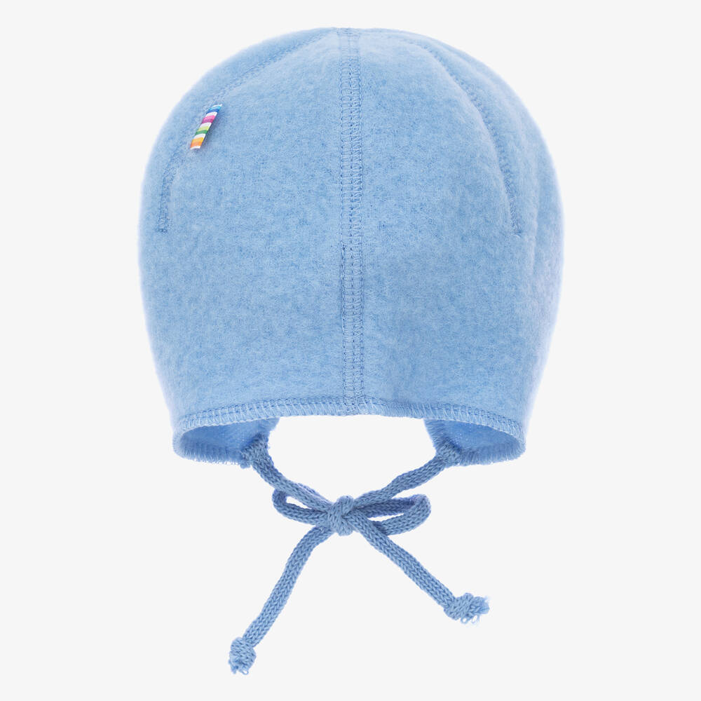 Joha-قبعة بونيه صوف مارينو لون أزرق للأطفال | Childrensalon Outlet