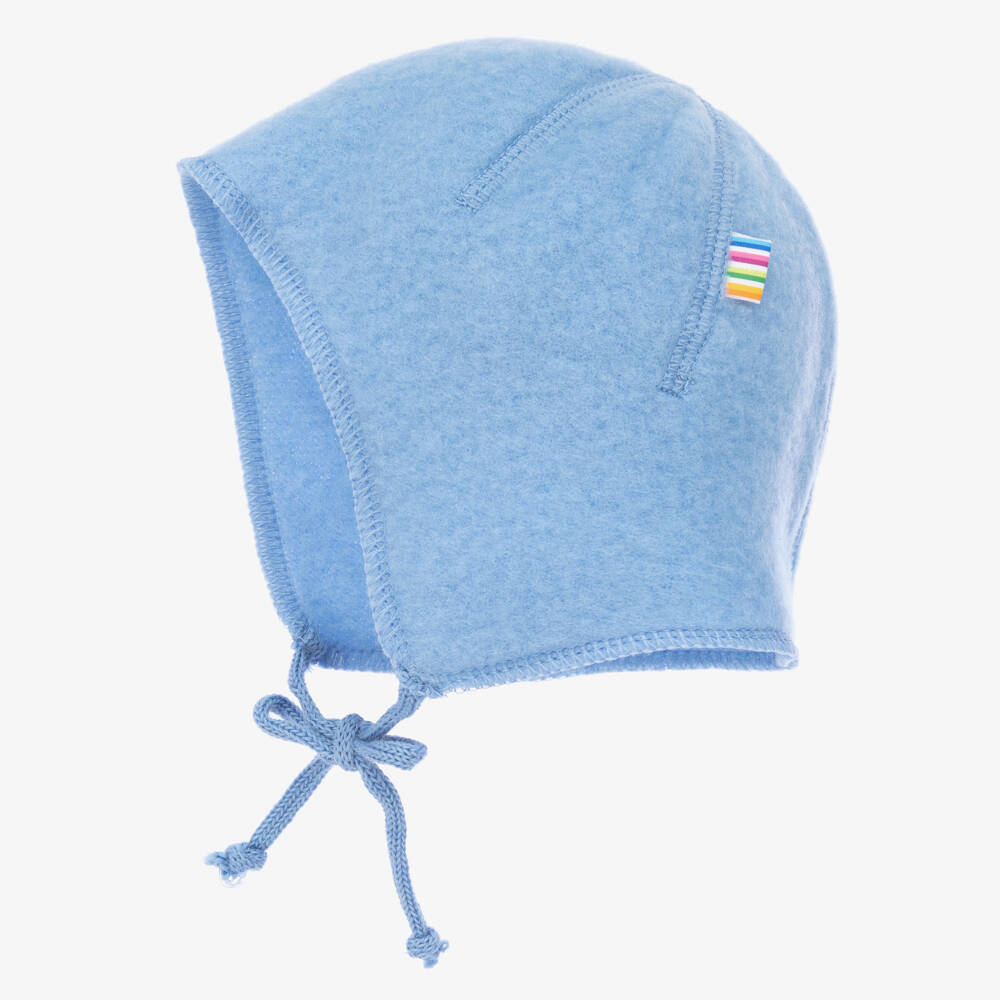 Joha-Blue Wool Baby Bonnet | Childrensalon Outlet