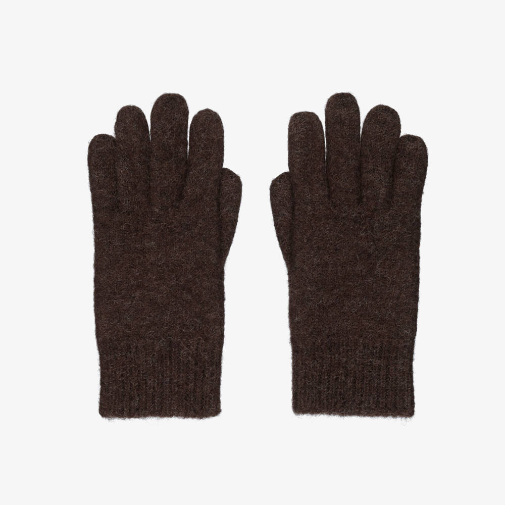 Joha-Boys Brown Woollen Gloves | Childrensalon Outlet
