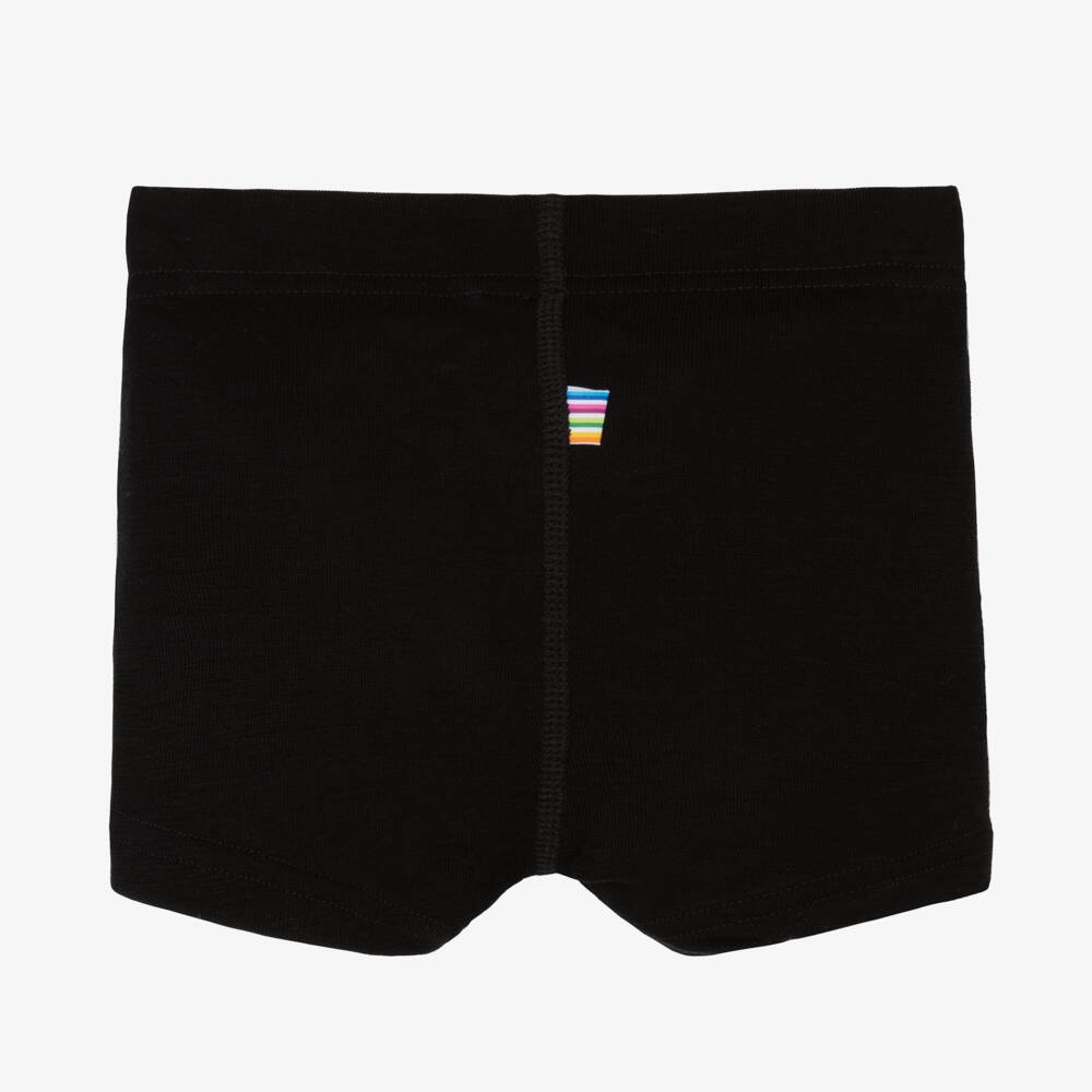 Joha-Boys Soft Black Wool Boxers | Childrensalon Outlet