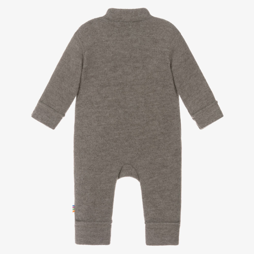 Joha-Boys Wool Fleece Zip Babygrow | Childrensalon Outlet