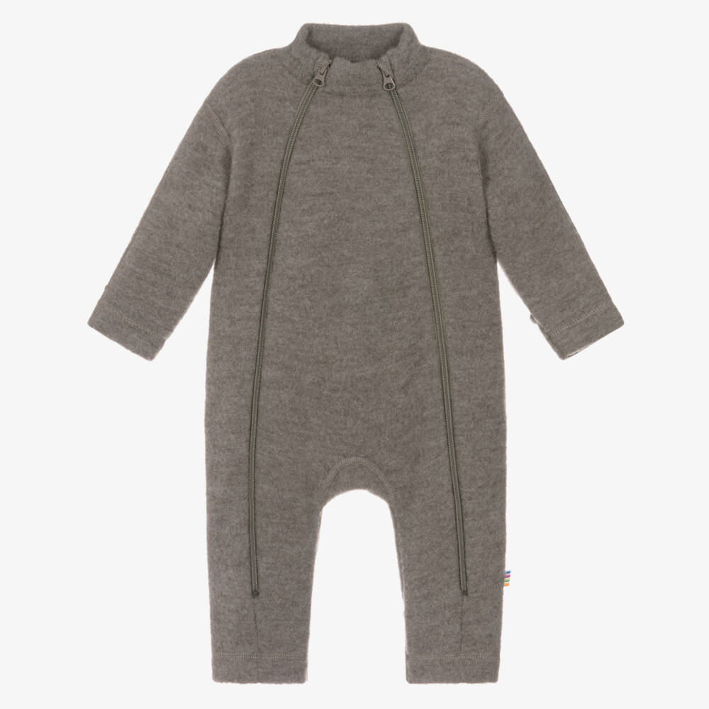 Joha-Boys Wool Fleece Zip Babygrow | Childrensalon Outlet