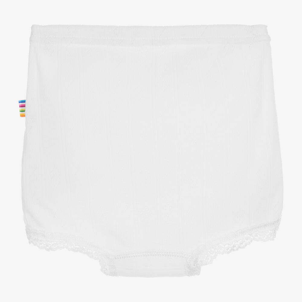 Joha-Кремовые брюки из шерсти и шелка | Childrensalon Outlet