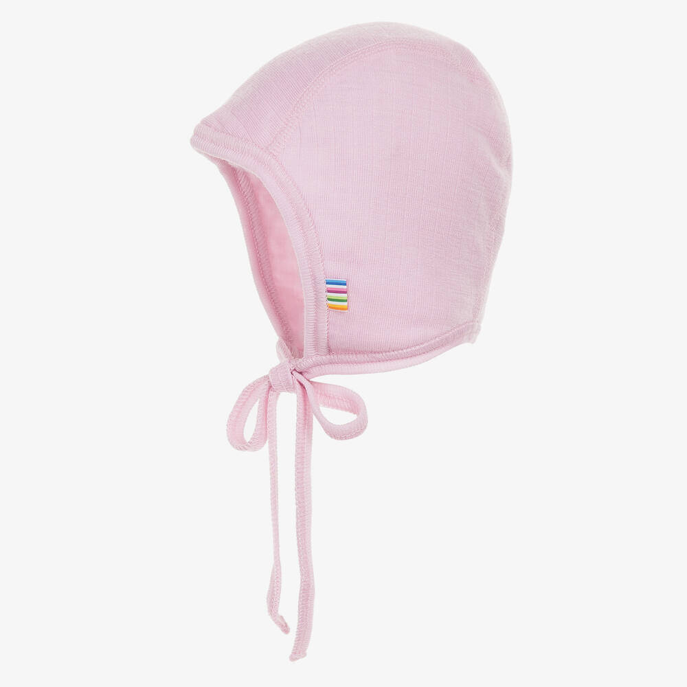 Joha - Pink Thermal Wool Baby Hat | Childrensalon