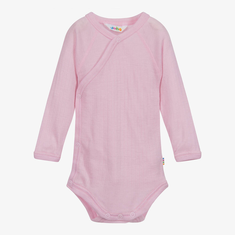 Joha - Pink Thermal Wool Bodyvest | Childrensalon