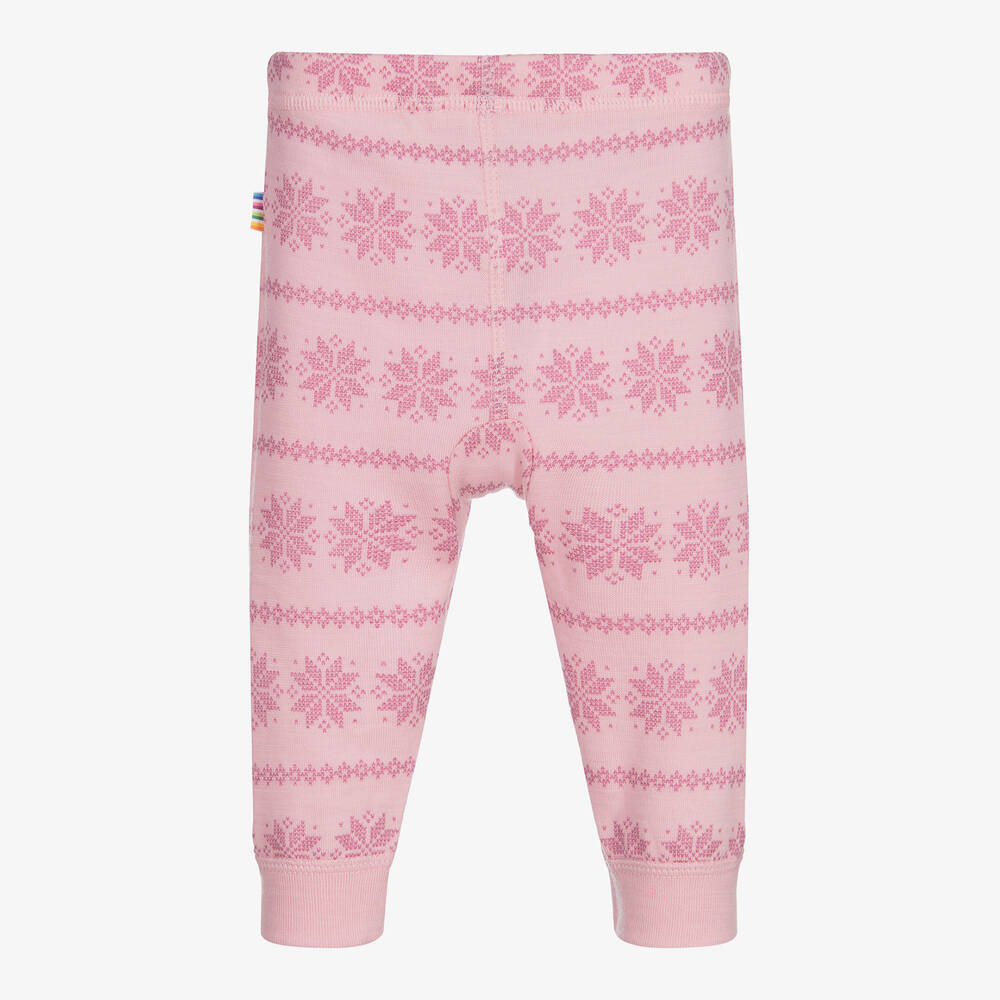 Pink thermal leggings sale
