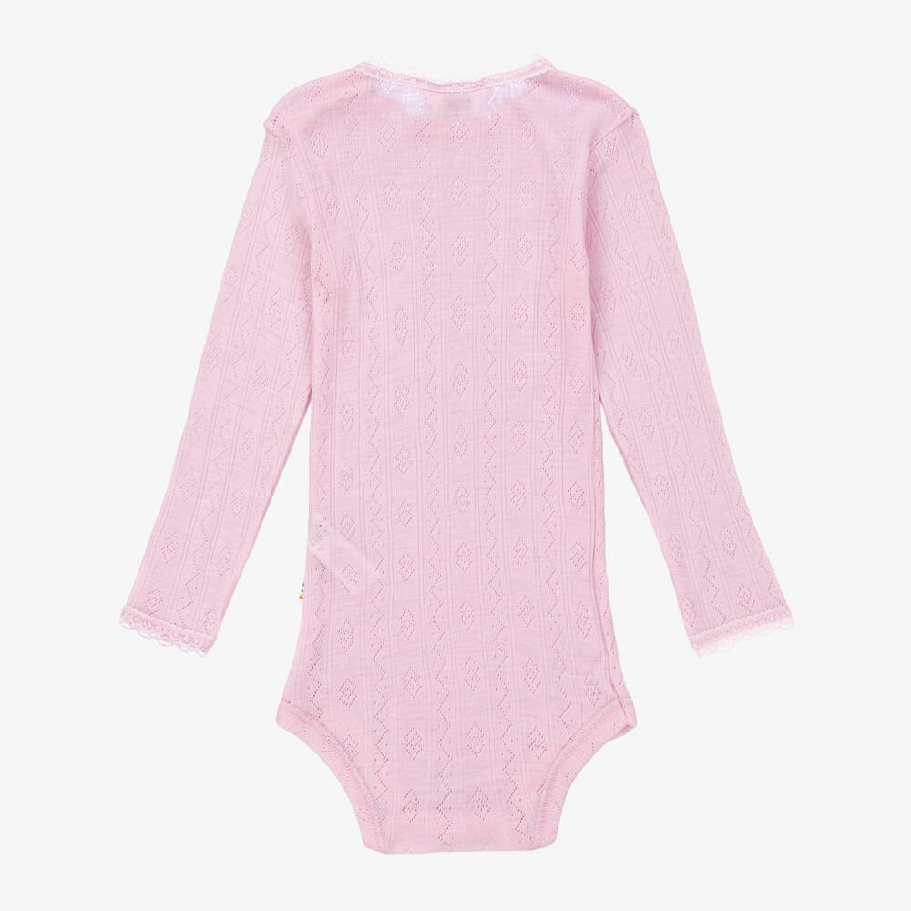 Joha-Pink Wool & Silk Bodyvest | Childrensalon Outlet
