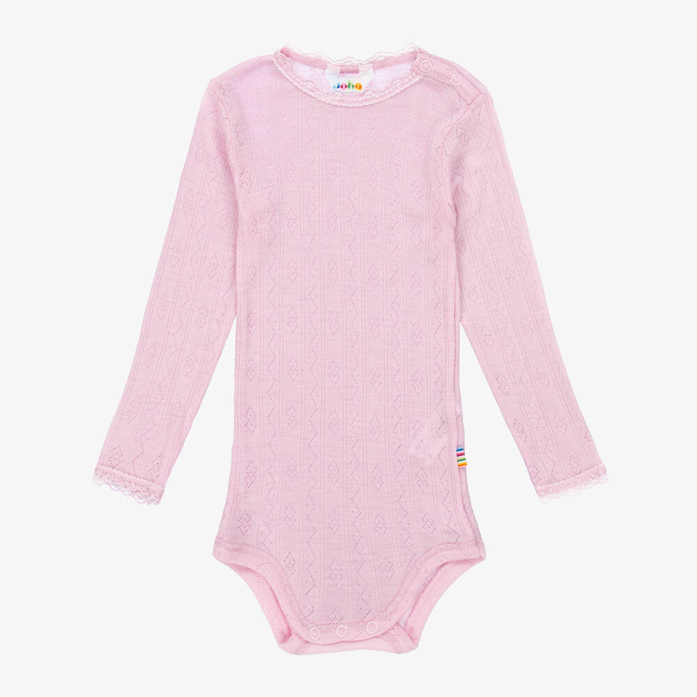 Joha-Pink Wool & Silk Bodyvest | Childrensalon Outlet