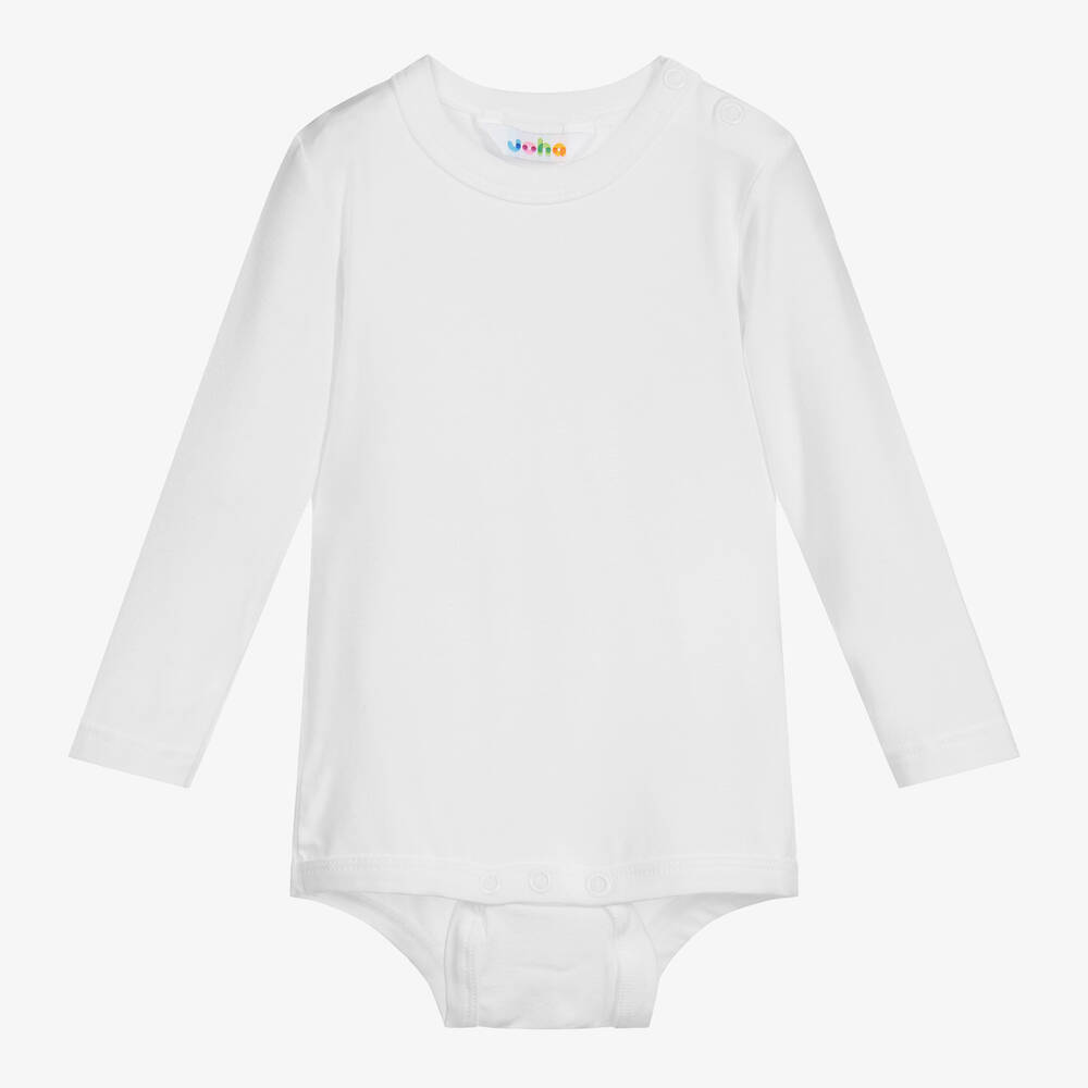 Joha - White Organic Bamboo Bodyvest | Childrensalon