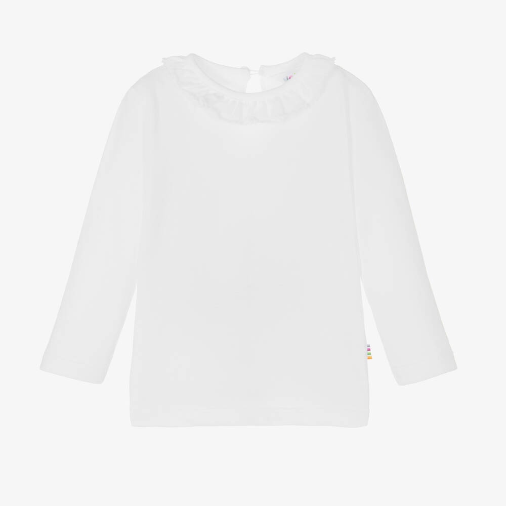 Joha-White Organic Cotton Baby Top | Childrensalon Outlet
