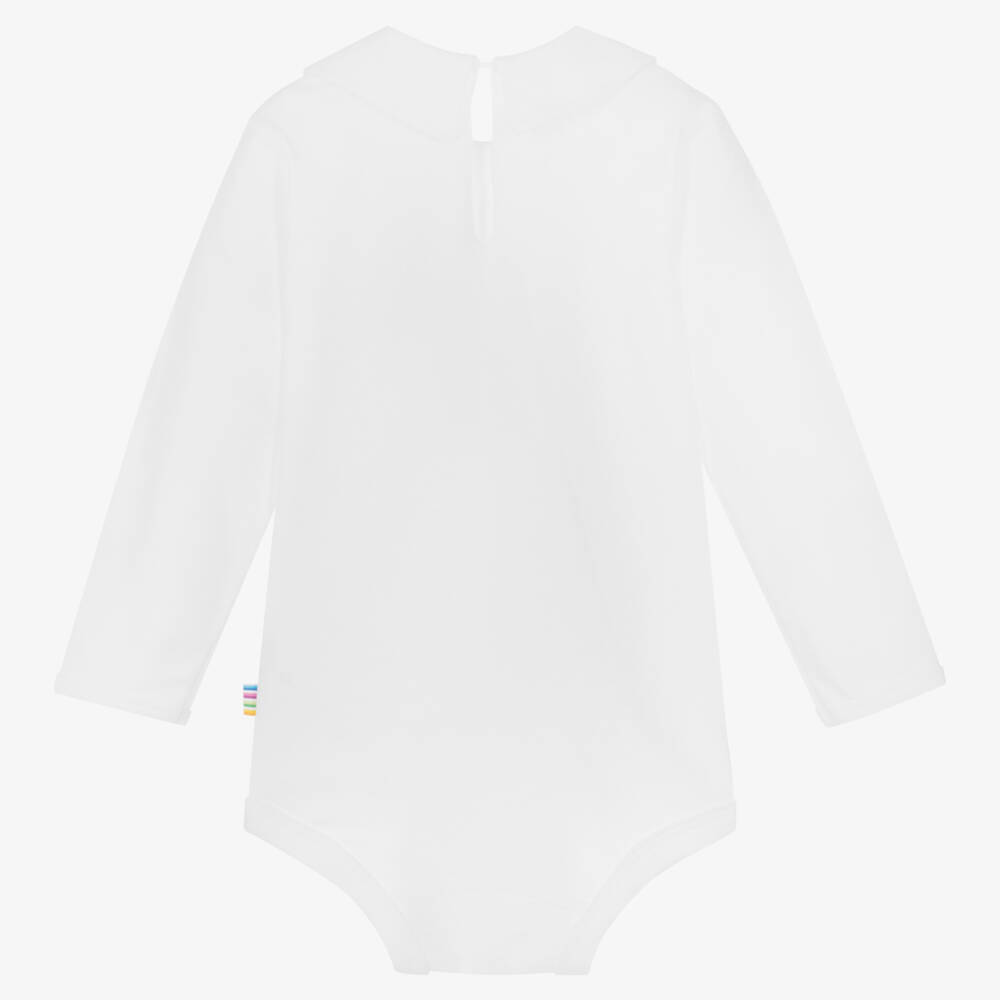 Joha-White Organic Cotton Bodysuit | Childrensalon Outlet