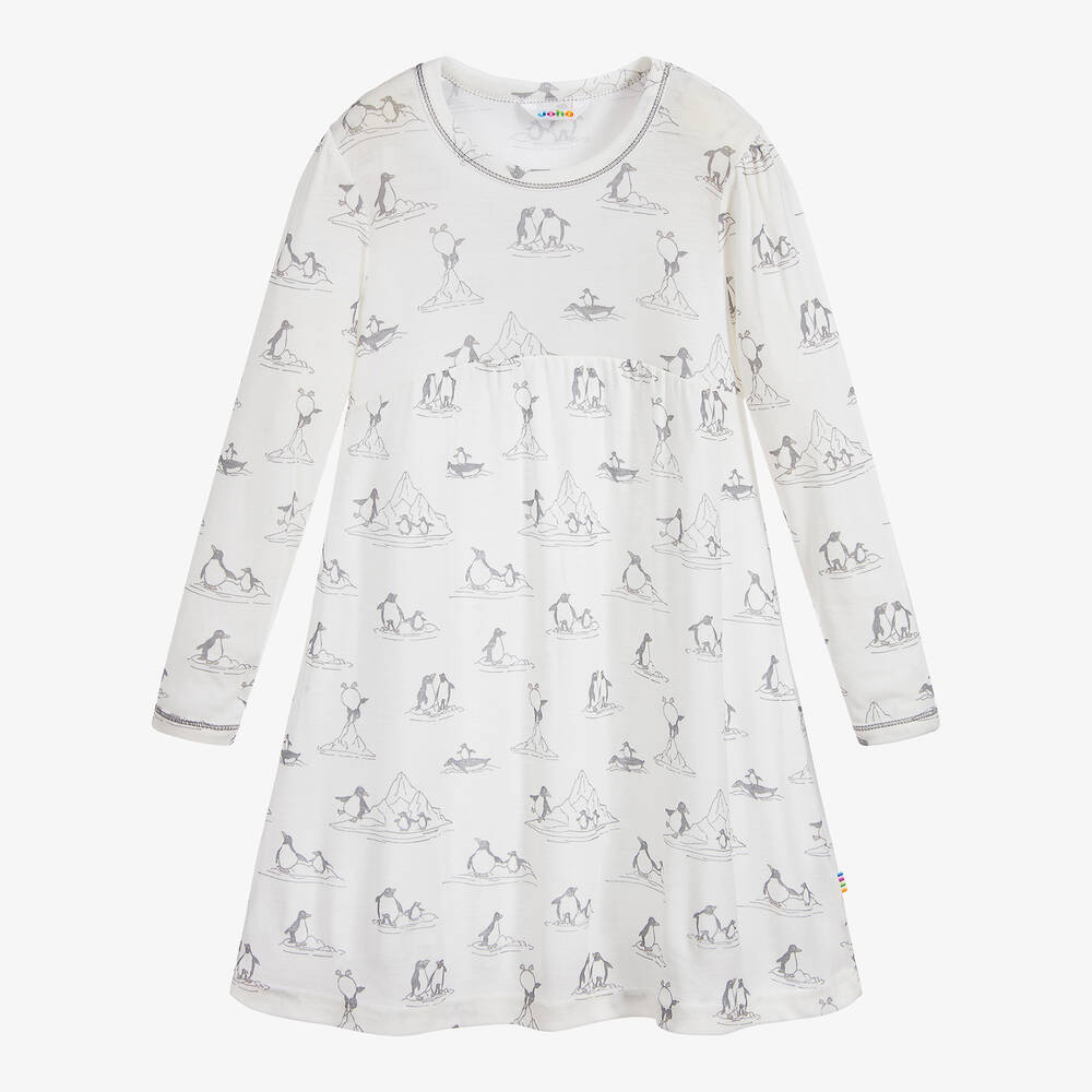 Joha - Утепленная ночная рубашка из шерсти и шелка | Childrensalon