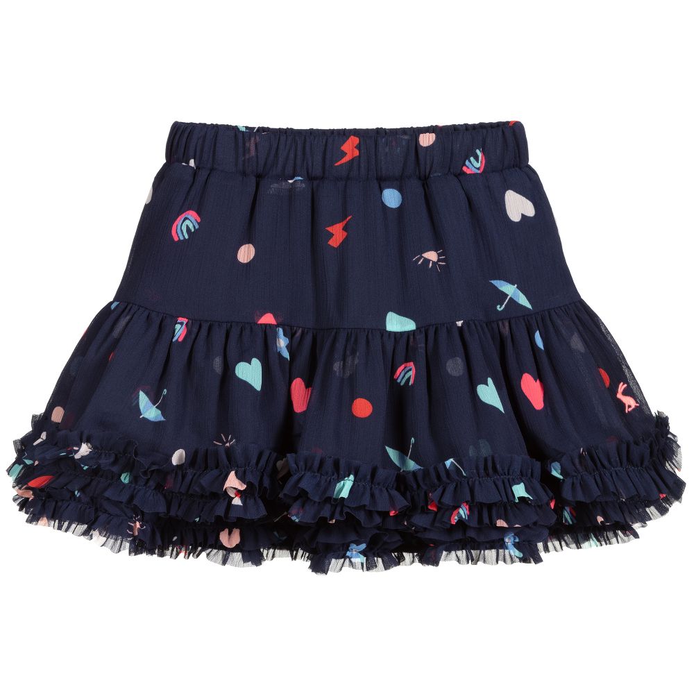 Joules - Blaues Tutu aus Chiffon | Childrensalon