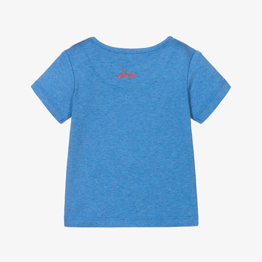 Joules-Blue Cotton Apple T-Shirt | Childrensalon Outlet