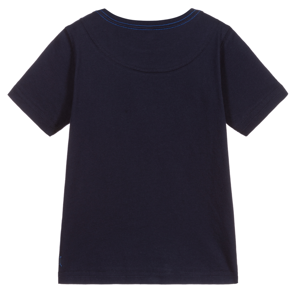 Joules-تيشيرت قطن جيرسي لون كحلي للأولاد | Childrensalon Outlet