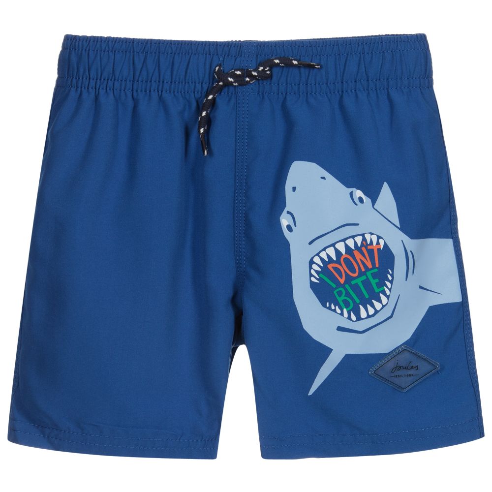 Joules - Short de bain bleu Requin | Childrensalon