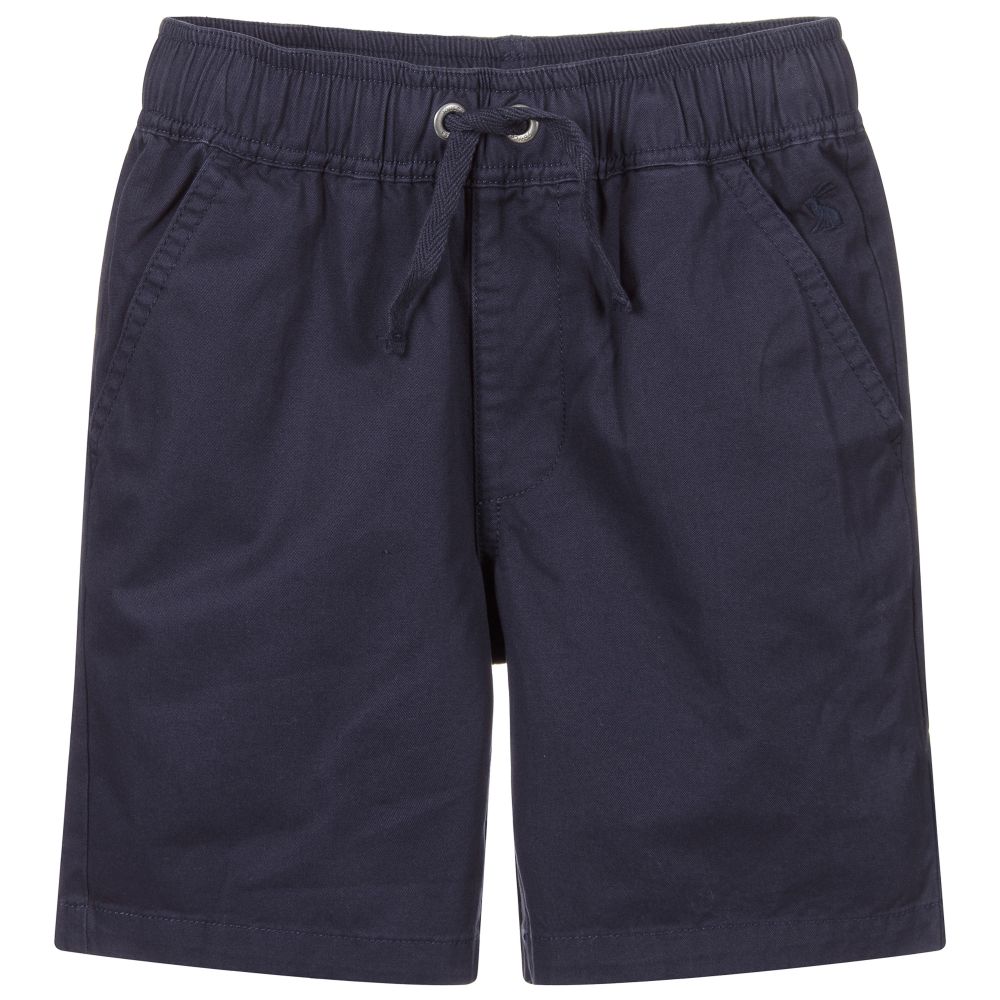 Joules Boys Blue Cotton Shorts Childrensalon Outlet