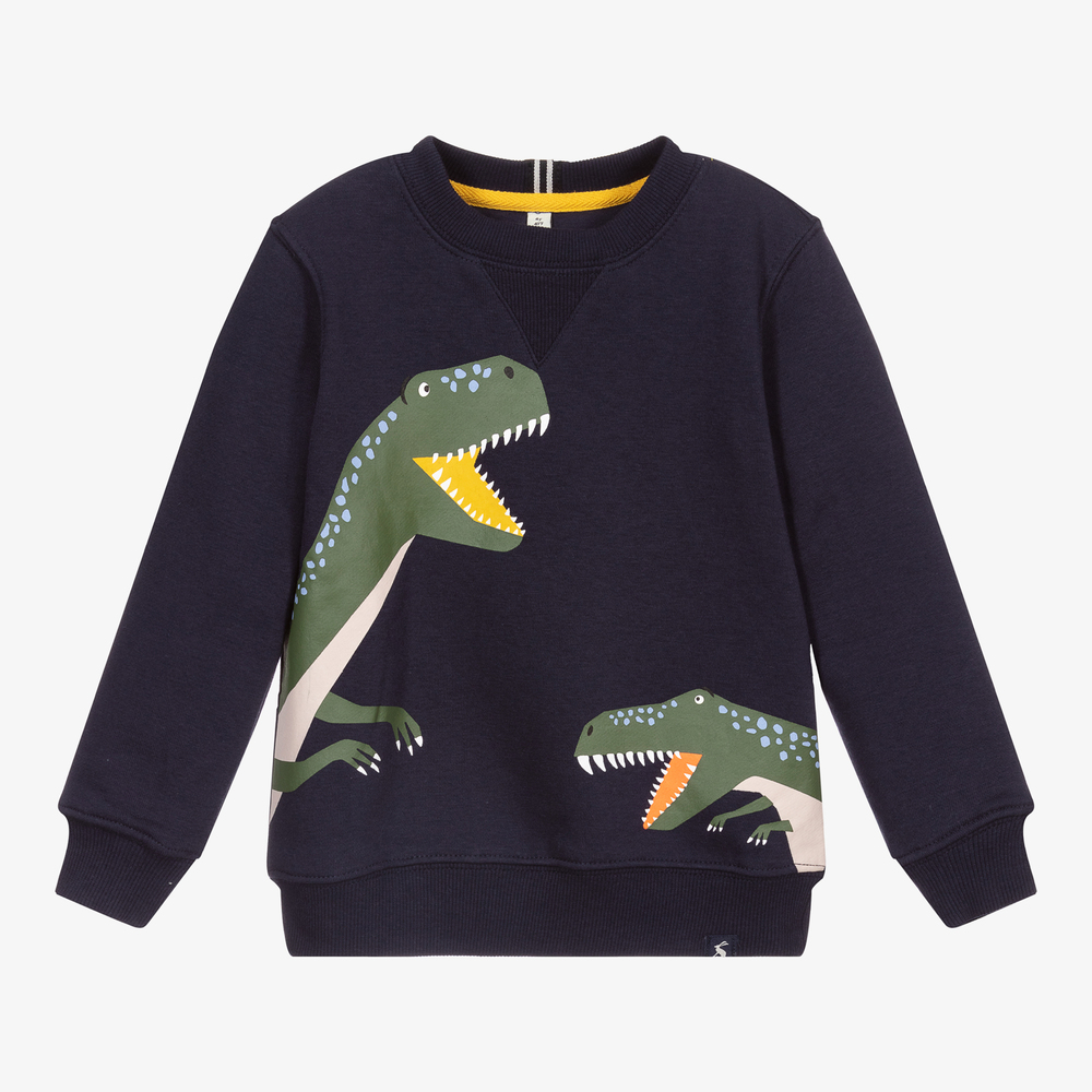 Joules-سويتشيرت قطن جيرسي لون كحلي للأولاد | Childrensalon Outlet