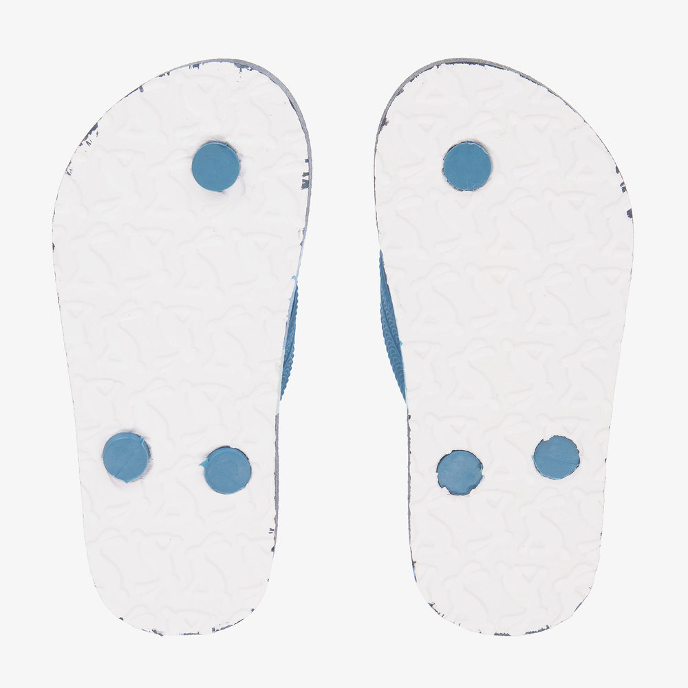 Joules - Boys Blue Shark Flip-Flops | Childrensalon Outlet