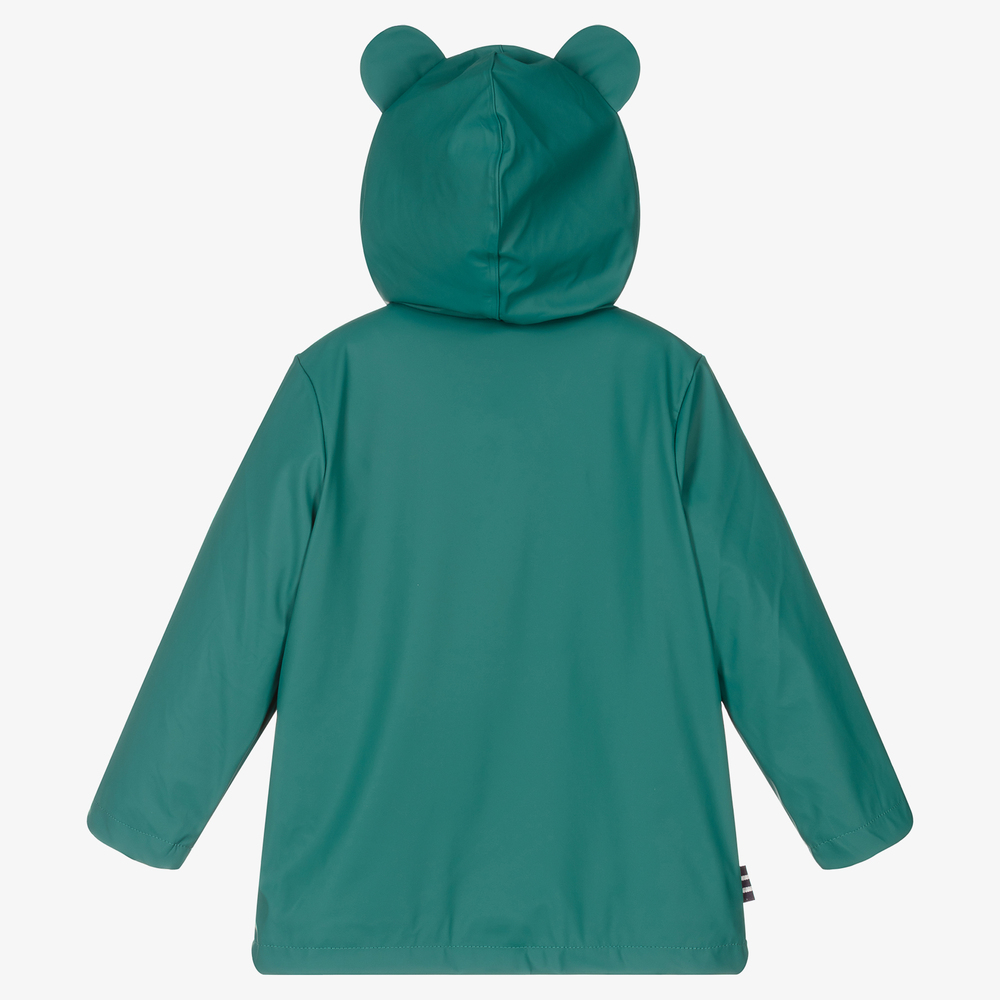 Joules Boys Green Frog Raincoat Childrensalon Outlet