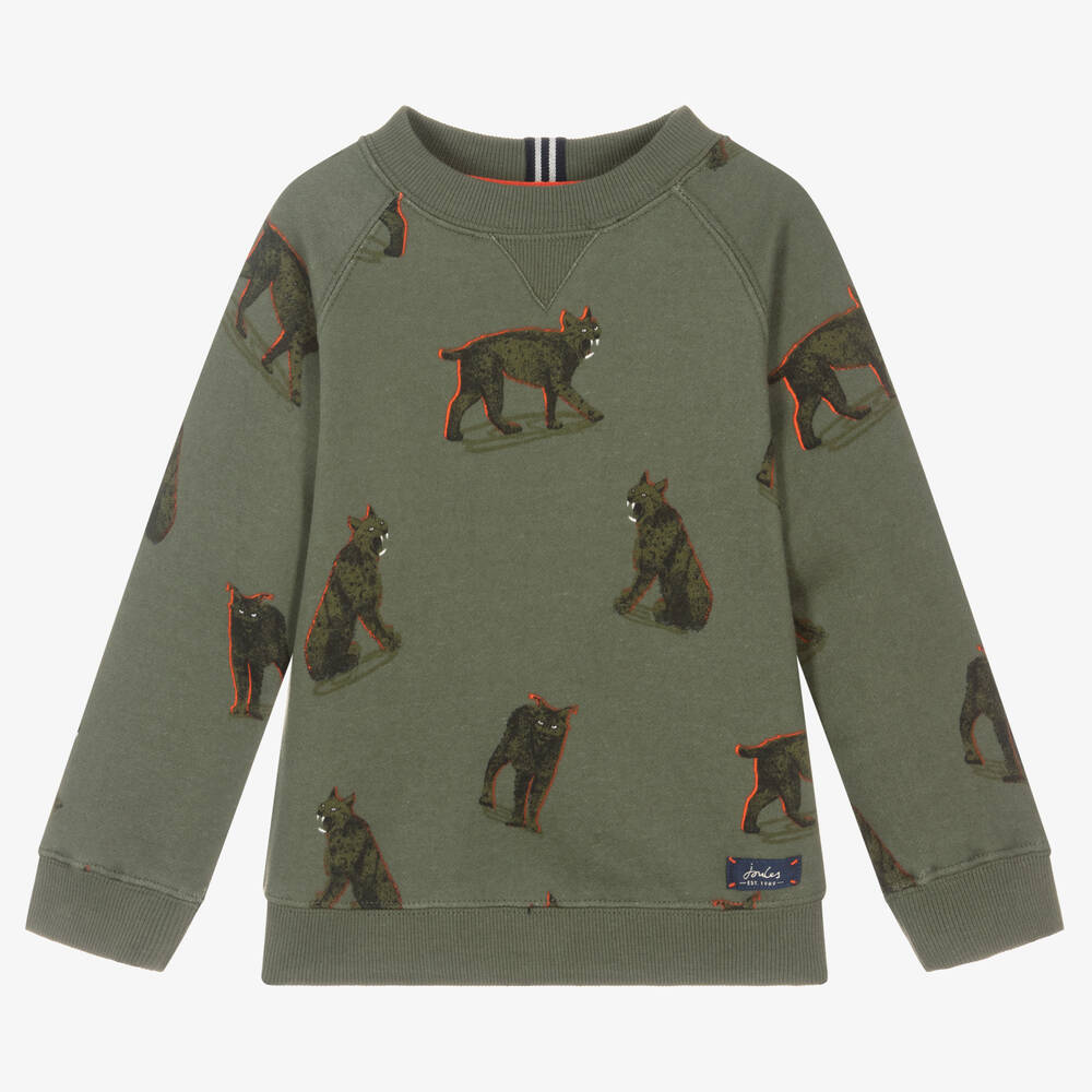 Joules - Khakigrünes Sweatshirt (J) | Childrensalon