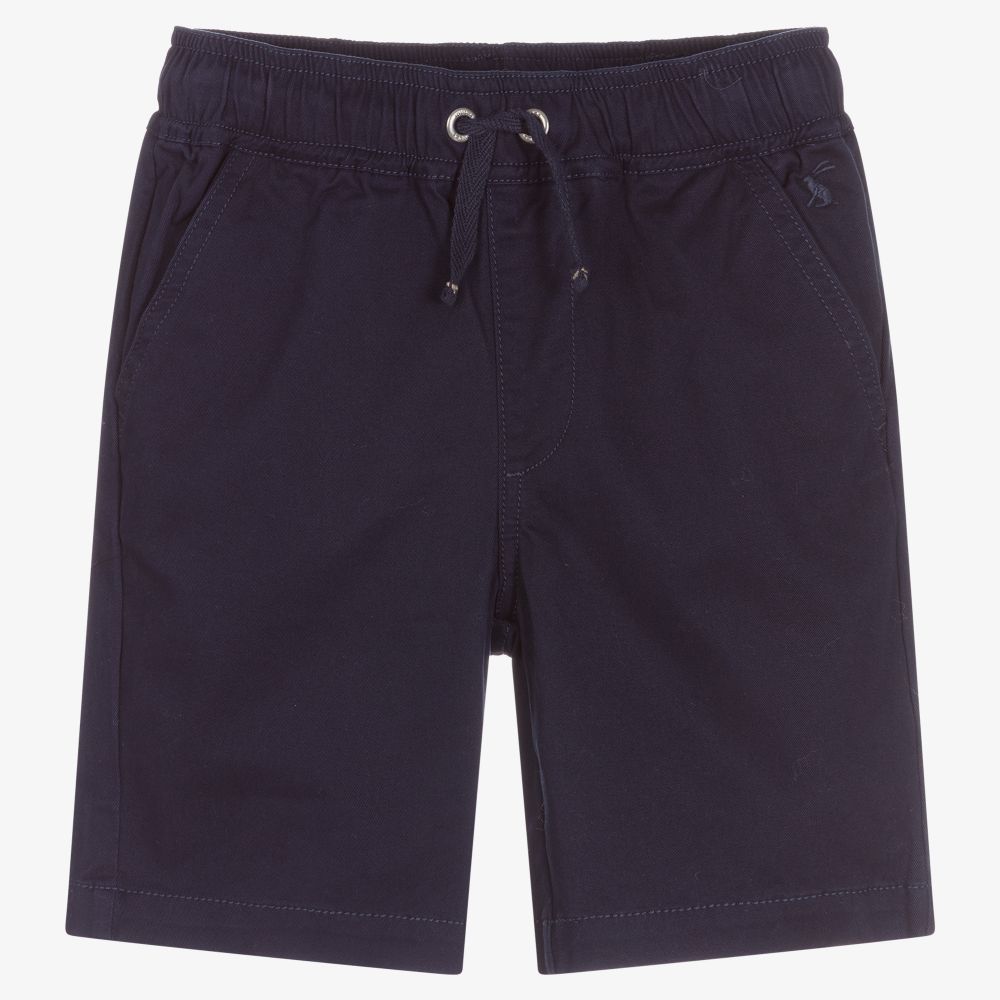 Joules - Boys Navy Blue Cotton Shorts | Childrensalon