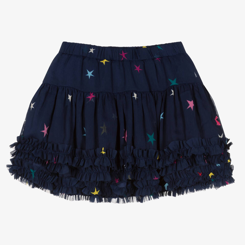 Joules - Синяя юбка-пачка со звездами для девочек | Childrensalon