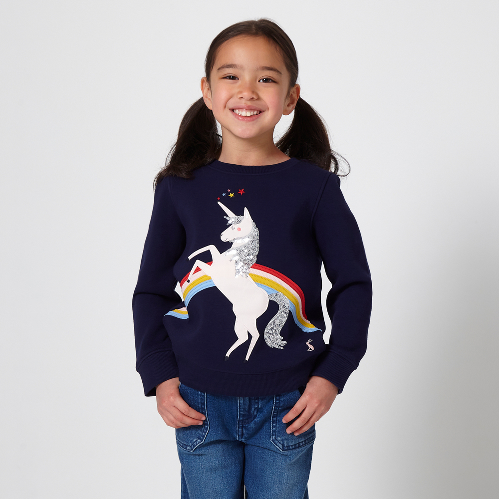 Joules 2025 unicorn sweatshirt
