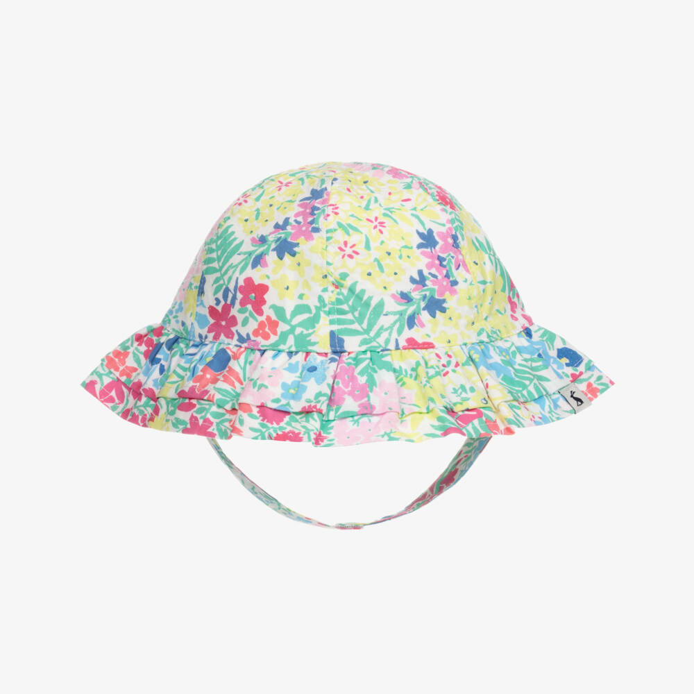 Joules-Girls Cotton Sun Hat | Childrensalon Outlet