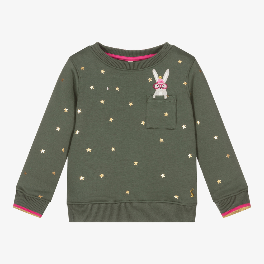 Joules - Grünes Baumwoll-Sweatshirt (M) | Childrensalon