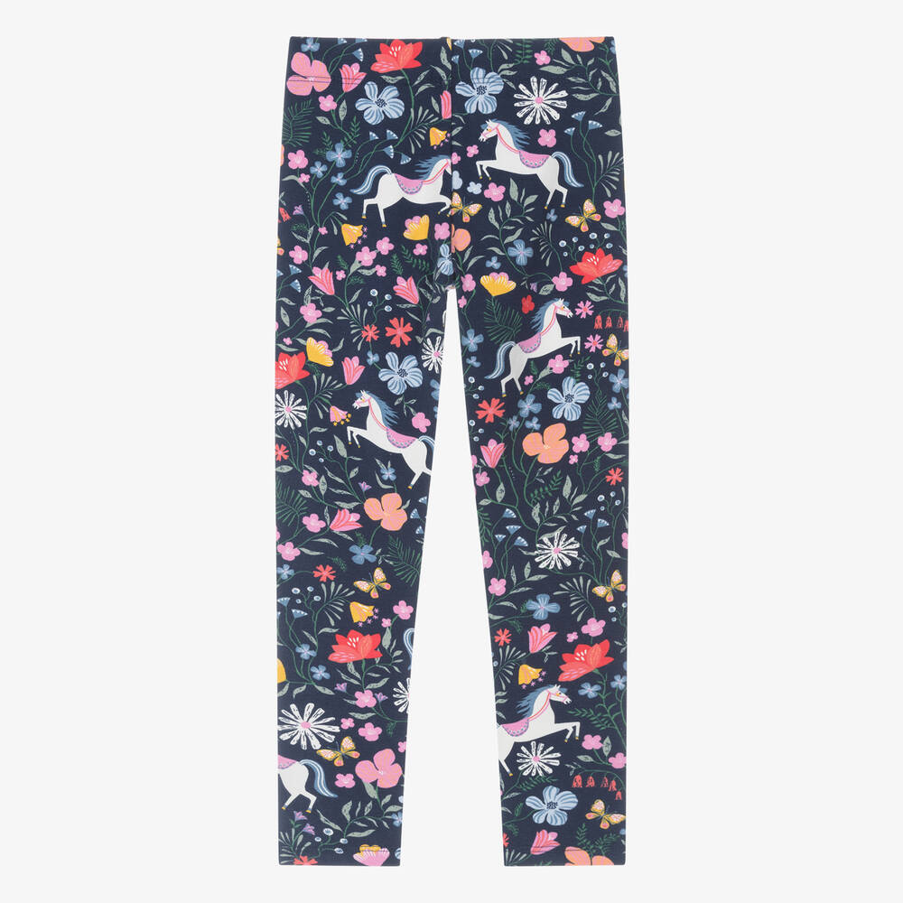 Floral cotton leggings on sale