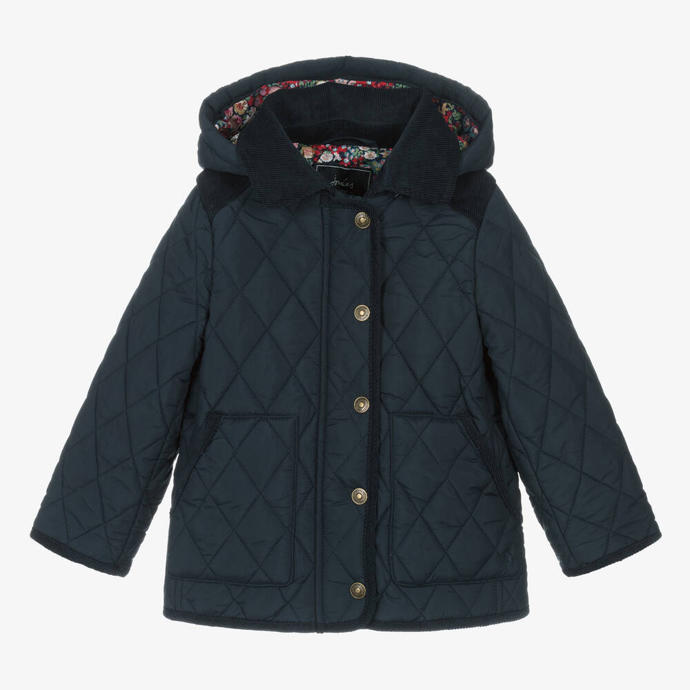 Joules hooded quilted jacket on sale
