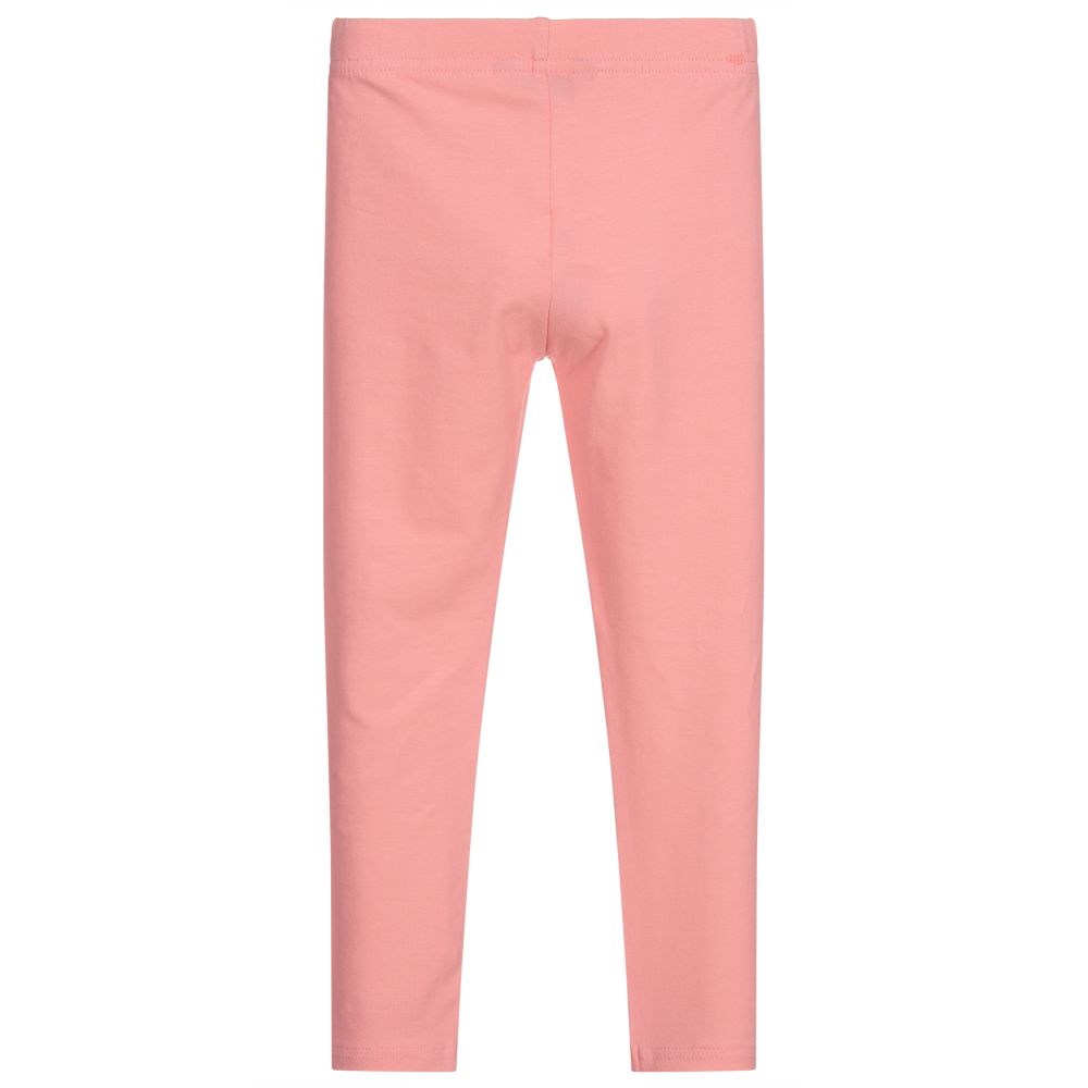 Joules Girls Pink Cotton Leggings Childrensalon Outlet