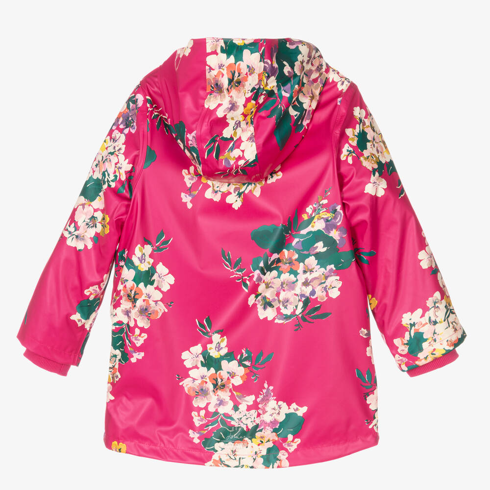 Girls pink waterproof jacket store