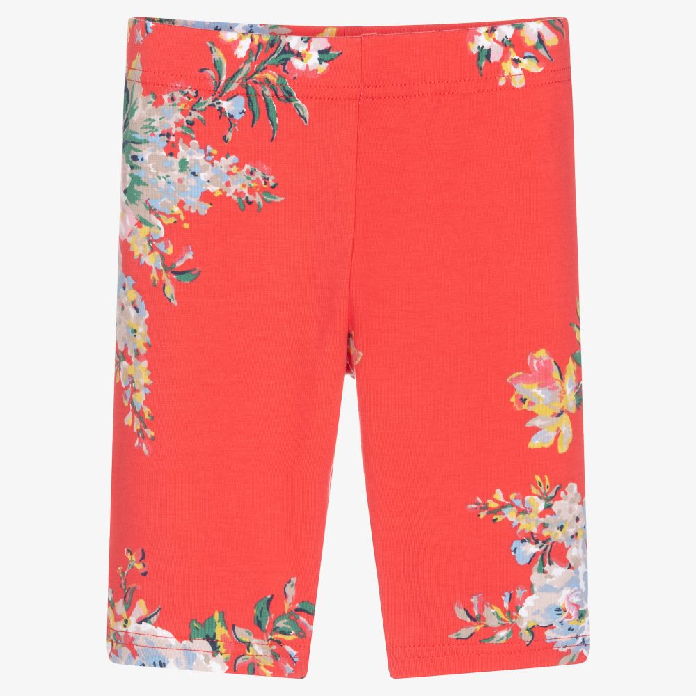 Joules - Girls Red Cycling Shorts | Childrensalon