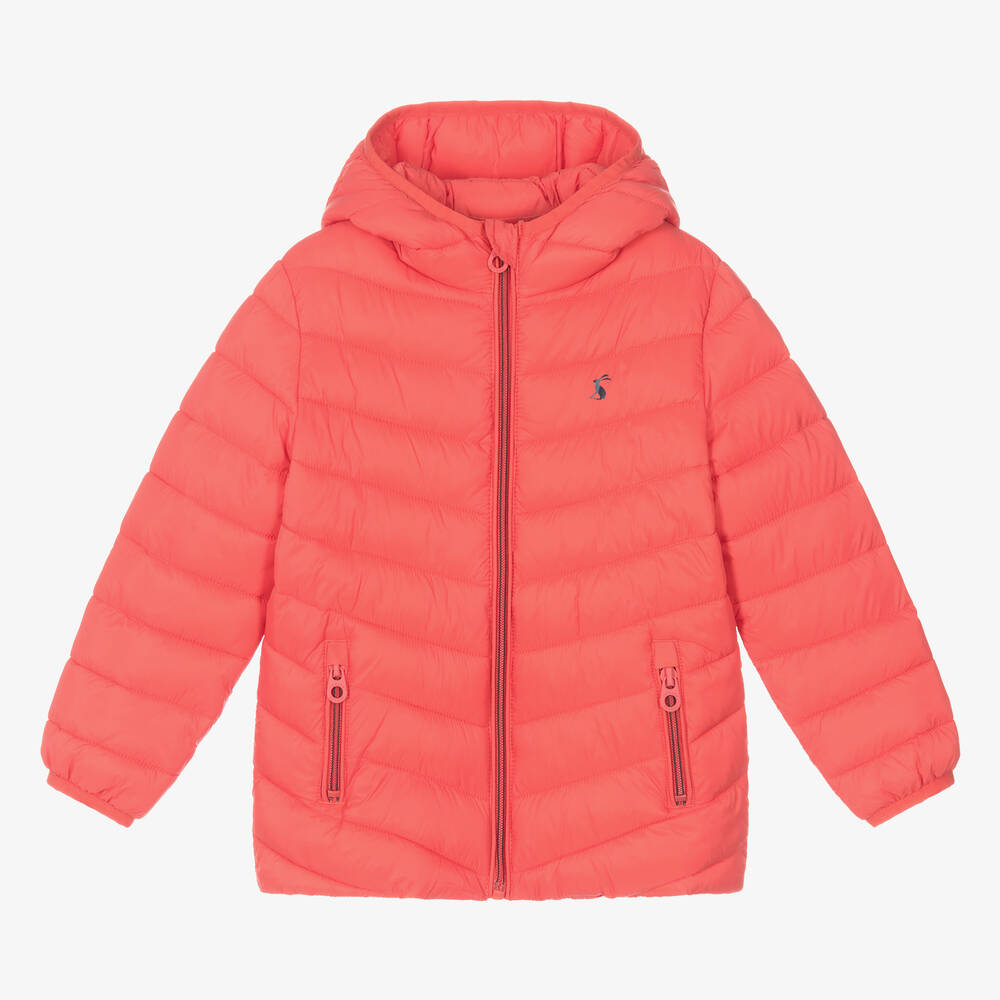 Joules coral coat store