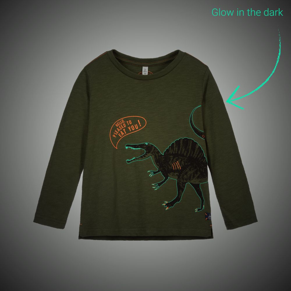 جولز-توب قطن لون أخضر للأولاد | Childrensalon Outlet