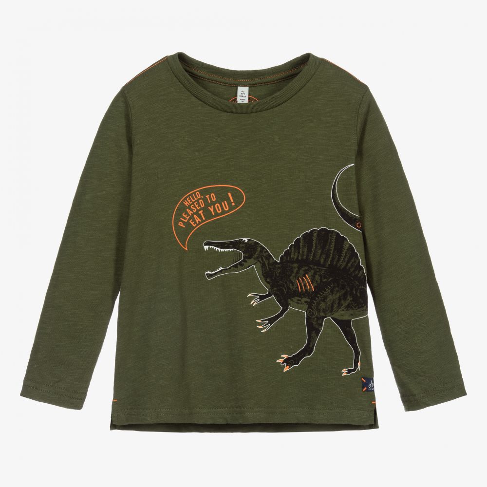 Joules - Grünes Glow-in-the-Dark-Oberteil | Childrensalon