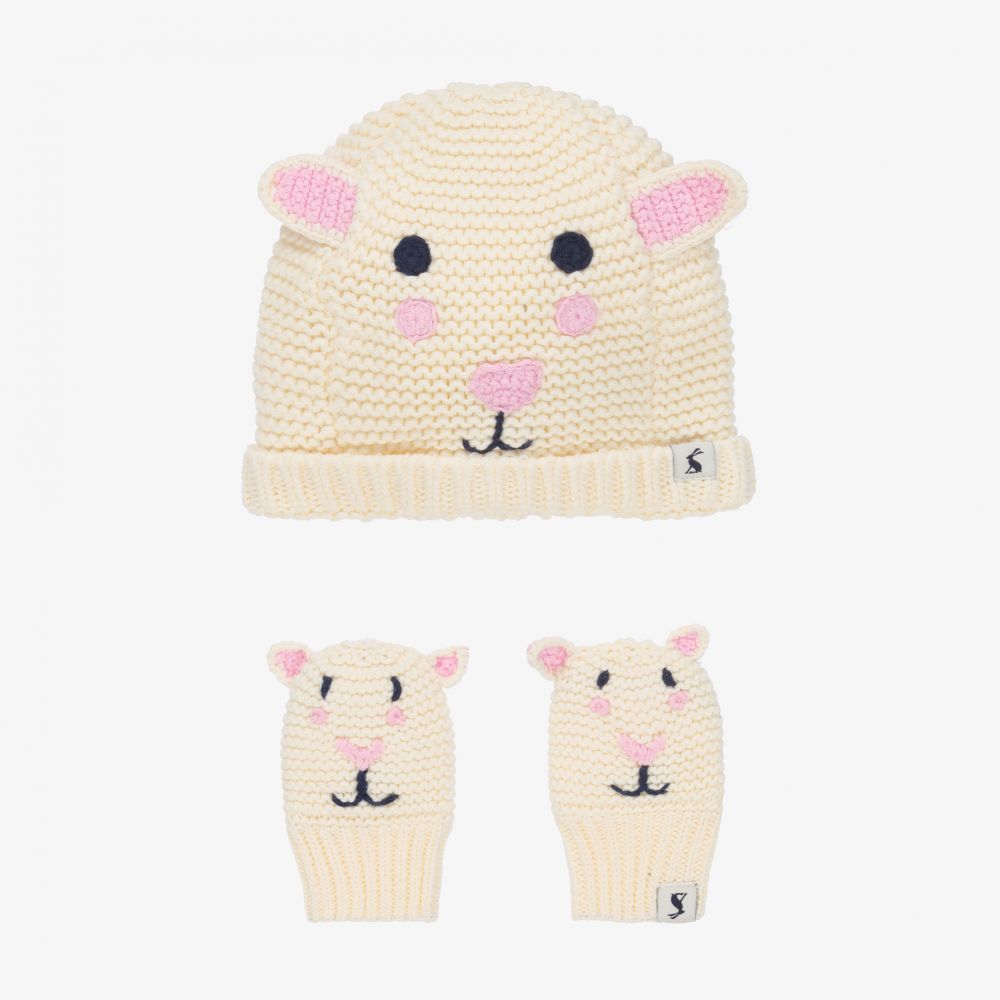 Joules - Ensemble bonnet ivoire Mouton Bébé | Childrensalon