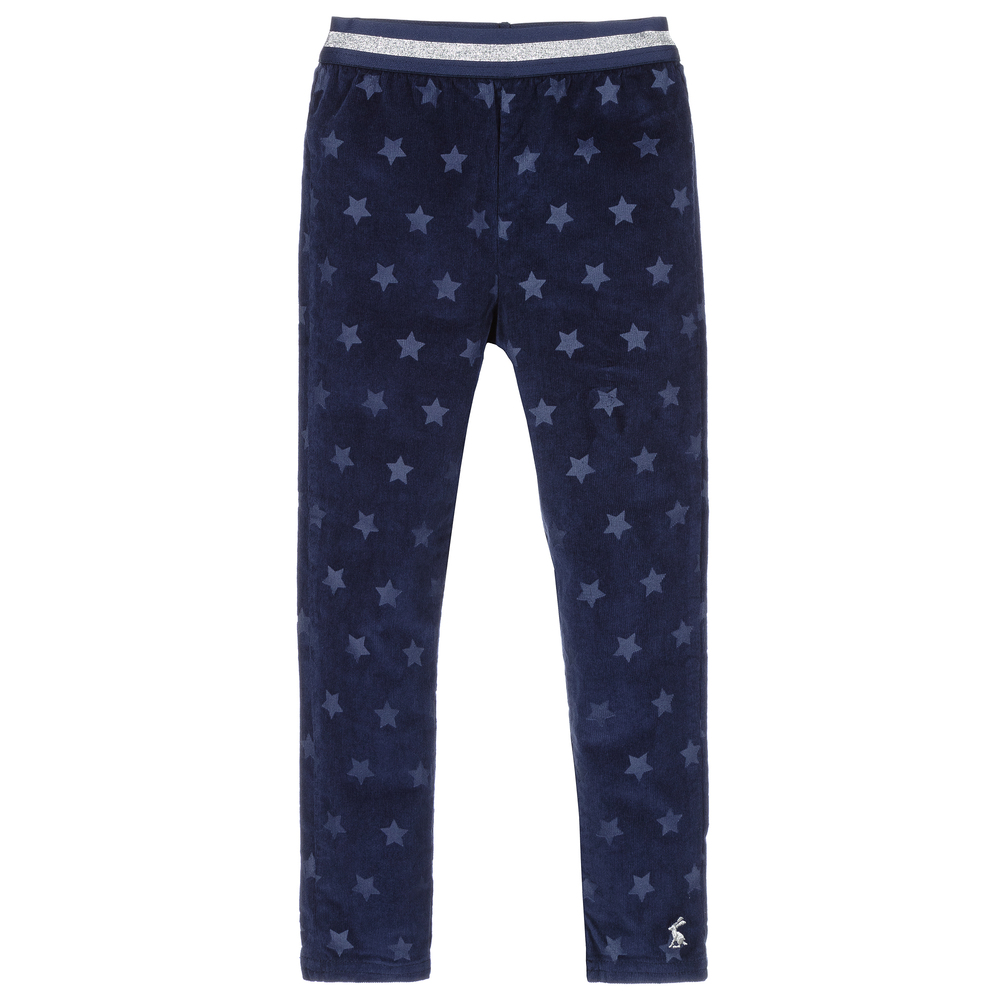 Joules - Pantalon bleu en velours | Childrensalon