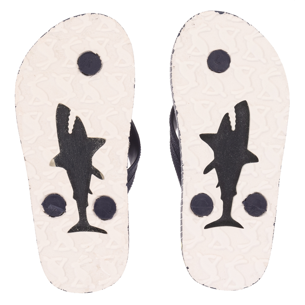 Joules JNR Flip Flop Shark Blue