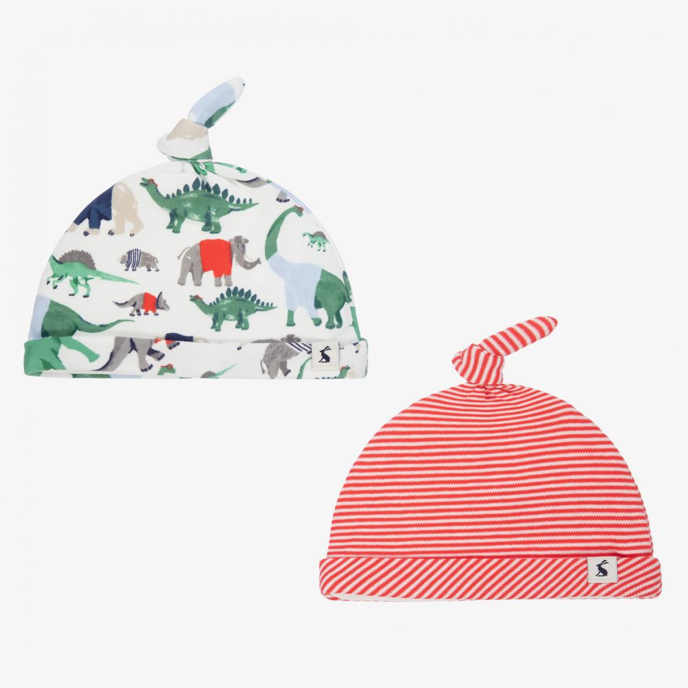 Joules - Bonnets rouge/ivoire Bébé (x2) | Childrensalon