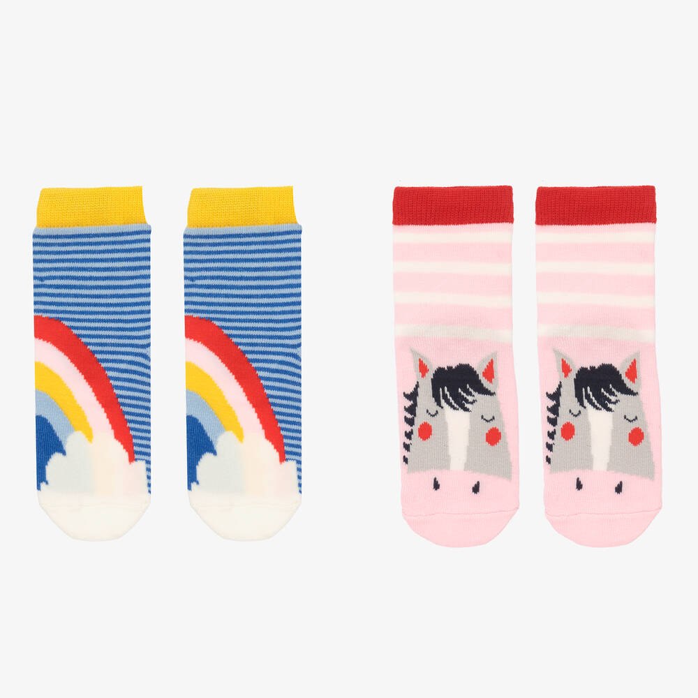 Joules Striped Bamboo Socks (2 Pack) Childrensalon Outlet