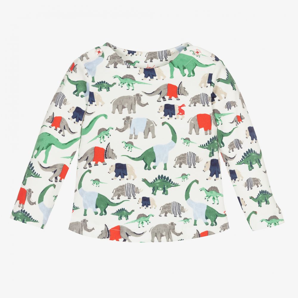 Joules - White Organic Cotton Baby Top | Childrensalon