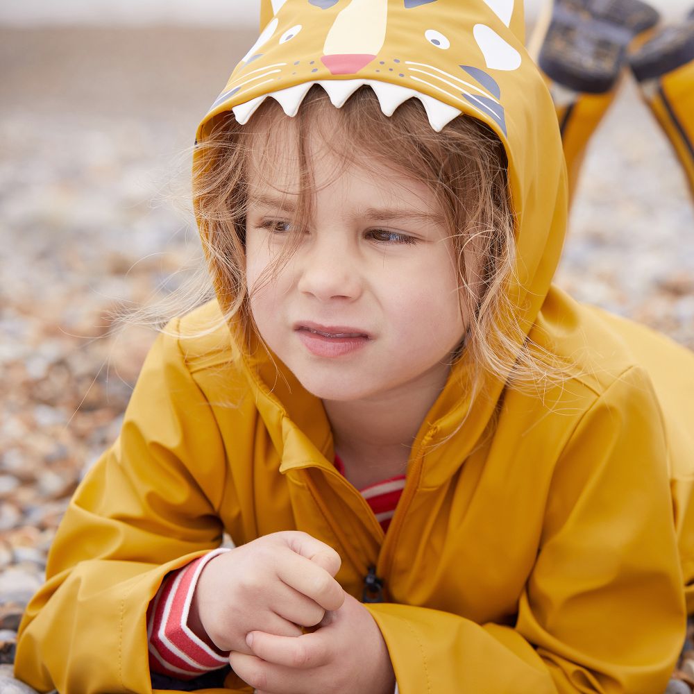 Yellow rain outlet coat baby